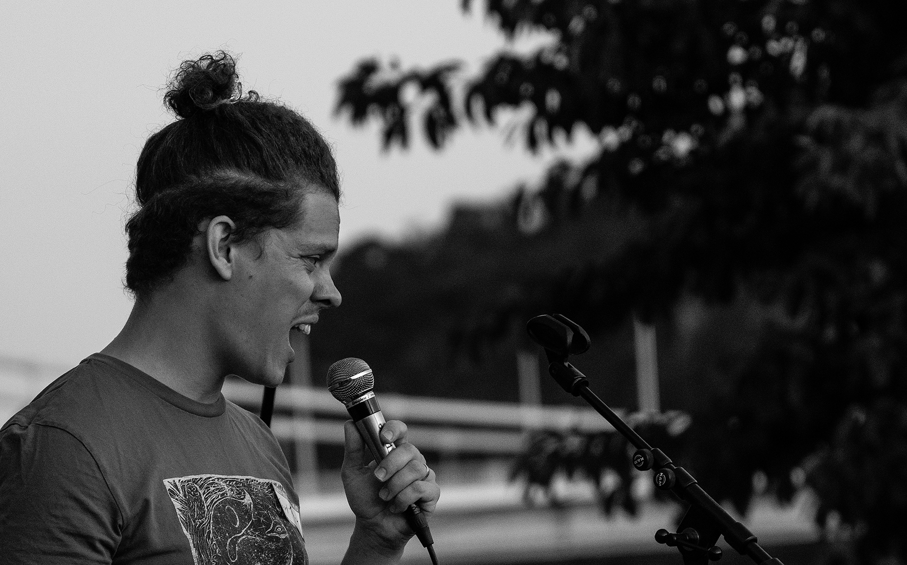 A project 333 member singing live